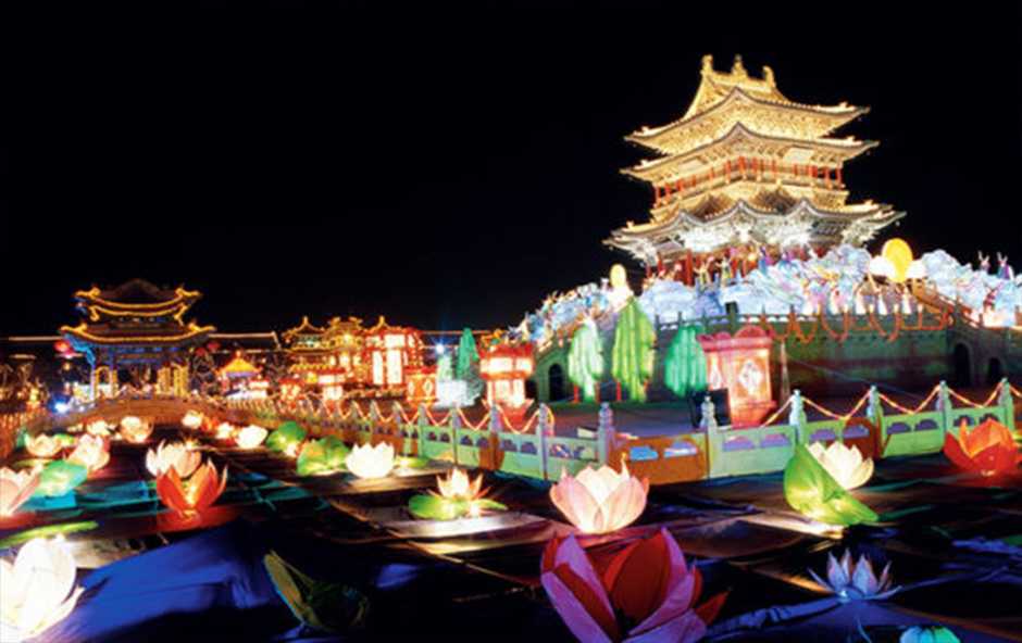 榆次老城灯会
